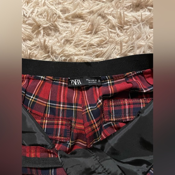 Red Checkered Trousers - Picture 2 of 3